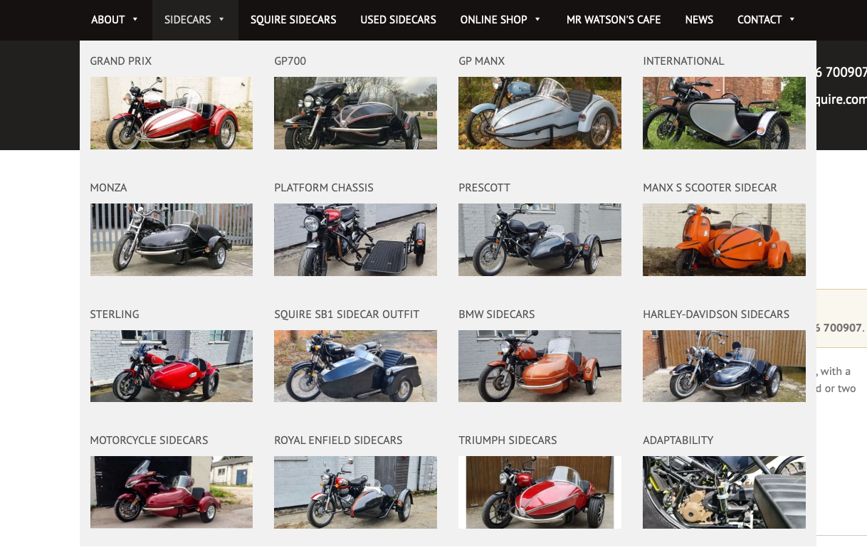 Watsonian有著相當豐富的邊車產品和生產經驗！